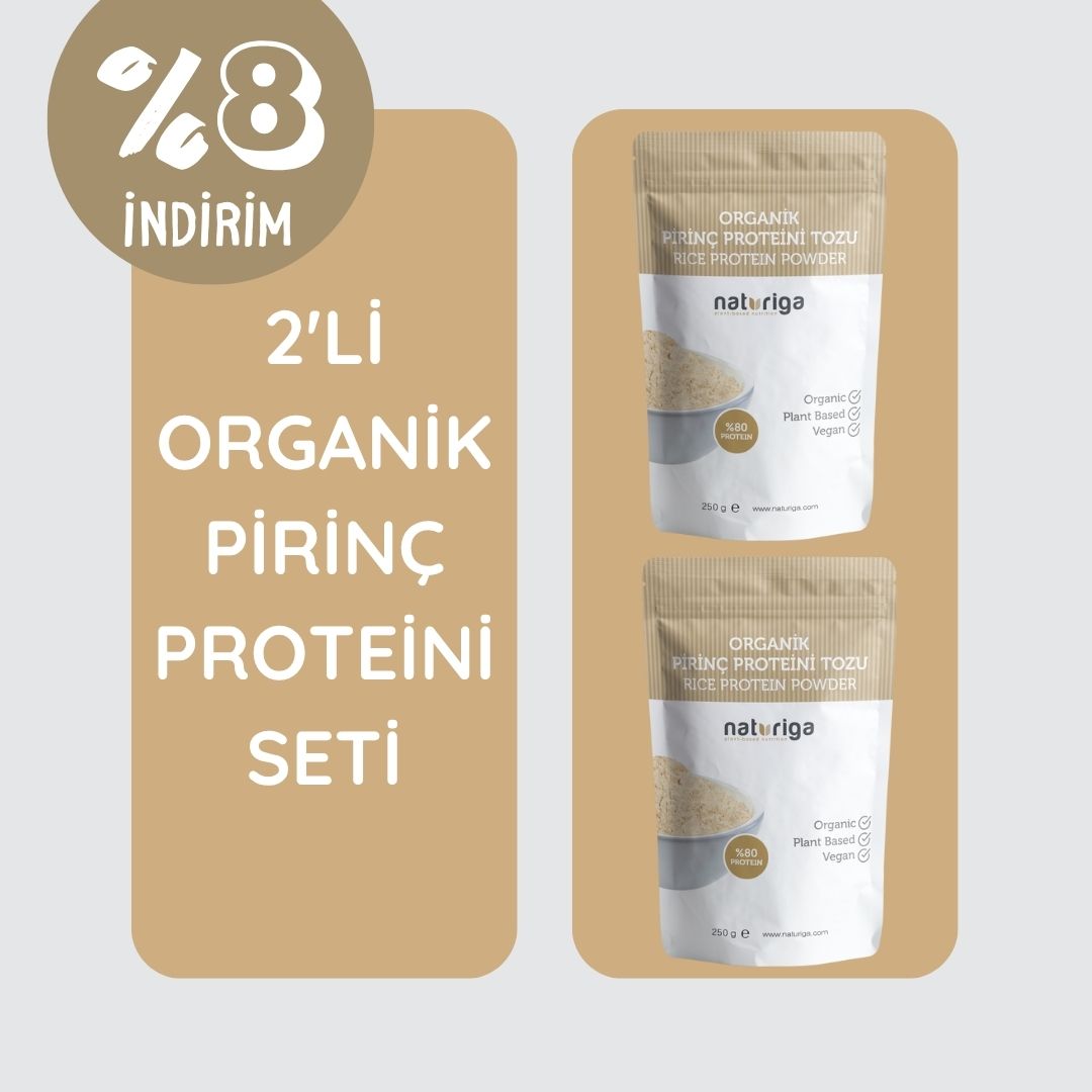 2'li 250gr. Pirinç Proteini Tozu
