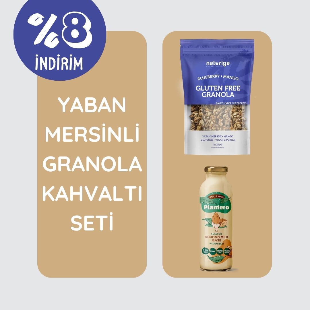 Yabanmersini Granola Kahvaltı Dostu set