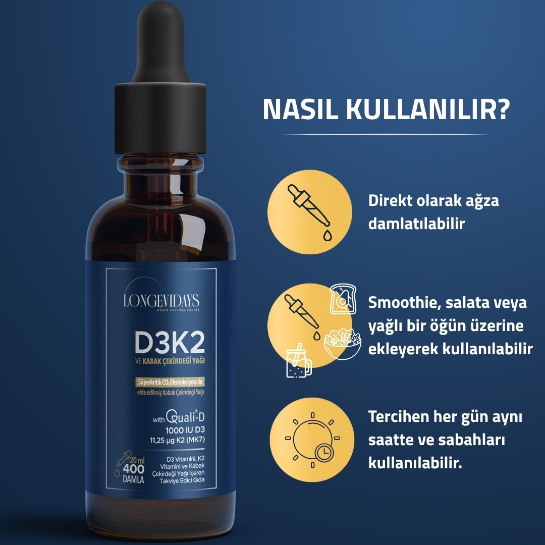 4 Aylık D3K2 Seti