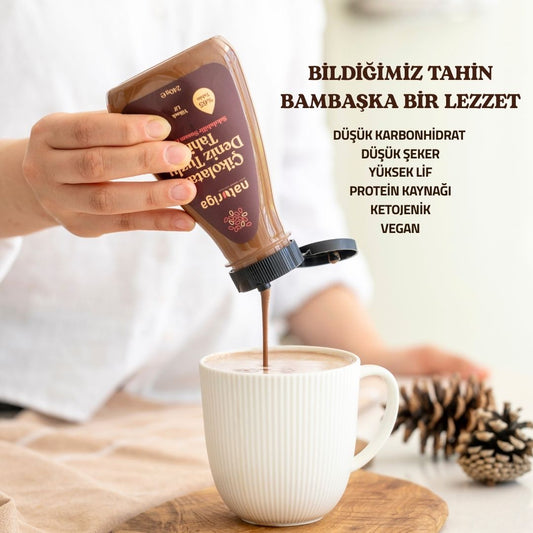 Deniz Tuzlu & Çikolatalı Sıkılabilir Tahin 240gr