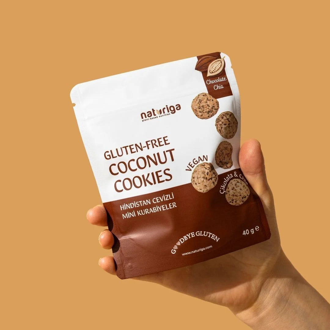Gurme Çikolata & Chialı Hindistan Cevizli Kurabiye – Naturiga