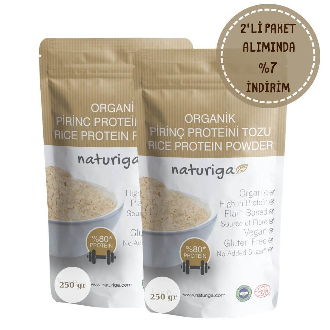 2'li 250gr. Pirinç Proteini Tozu