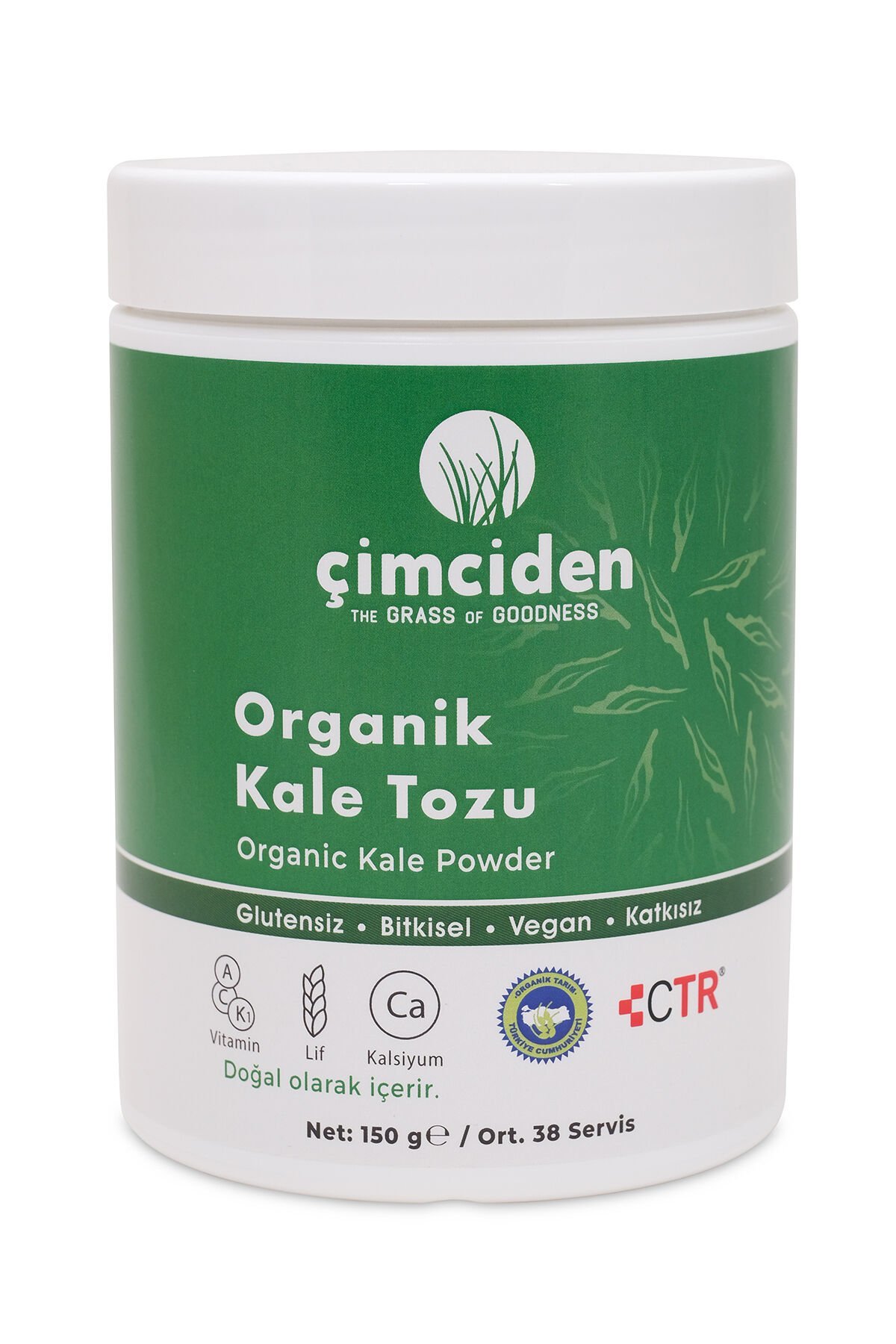 Çimciden Organik Kale Tozu 150 gr.