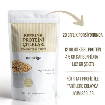 Bezelye Proteini Çıtırları 100g