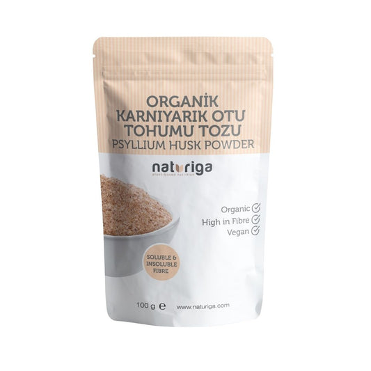 Org. Karnıyarık Otu Tohumu Tozu (Psyllium Husk) 100 gr
