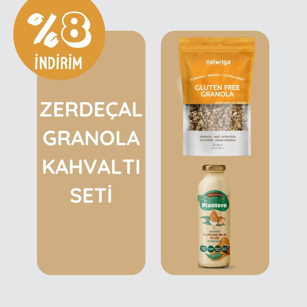 Zerdeçal Granola Kahvaltı Dostu Set