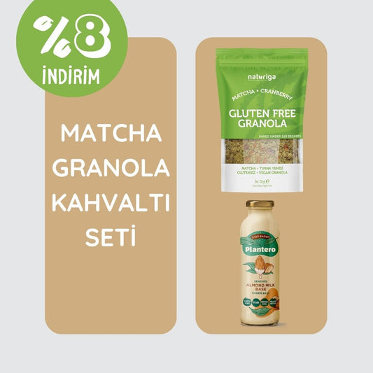 Matcha Granola Kahvaltı Dostu Set