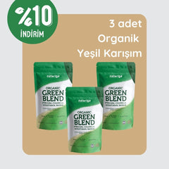 3' lü Organik Yeşil Karışım Set