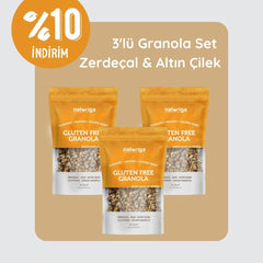 3'lü Glutensiz Zerdeçal & Altın Çilek Granola