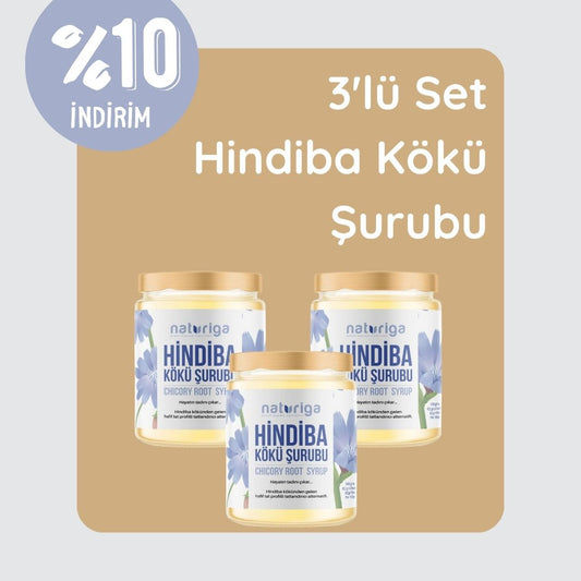 3'lü Set Hindiba Kökü Şurubu