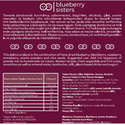 Blueberry Megamix 125 gr.