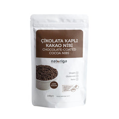 Bitter Çikolata Kaplı Kakao Parçaları(Nibs) 140gr