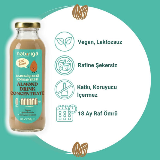 Naturiga Konsantre Badem İçeceği 250 gr.