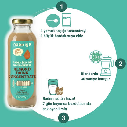 Naturiga Konsantre Badem İçeceği 250 gr.