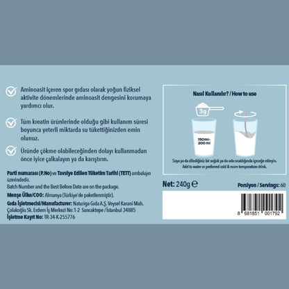 Creavitalis® Creatine Monohydrate 240g