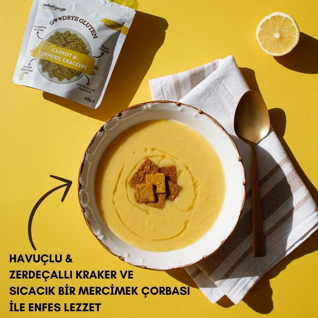 Havuçlu & Zerdeçallı Kraker