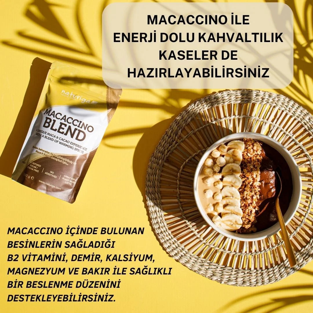 Macaccino (Maca & Kakao Karışımı)