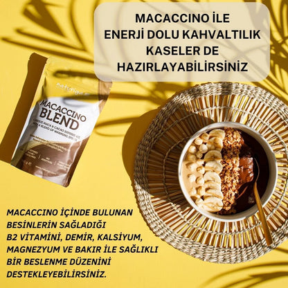 Macaccino (Maca & Kakao Karışımı)