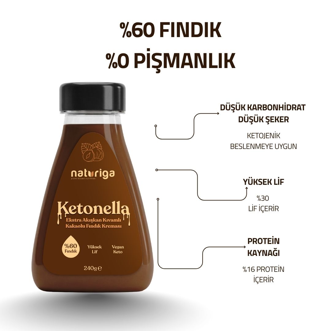Ketonella Cocoa Hazelnut Spread 240g