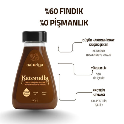 Ketonella Cocoa Hazelnut Spread 240g