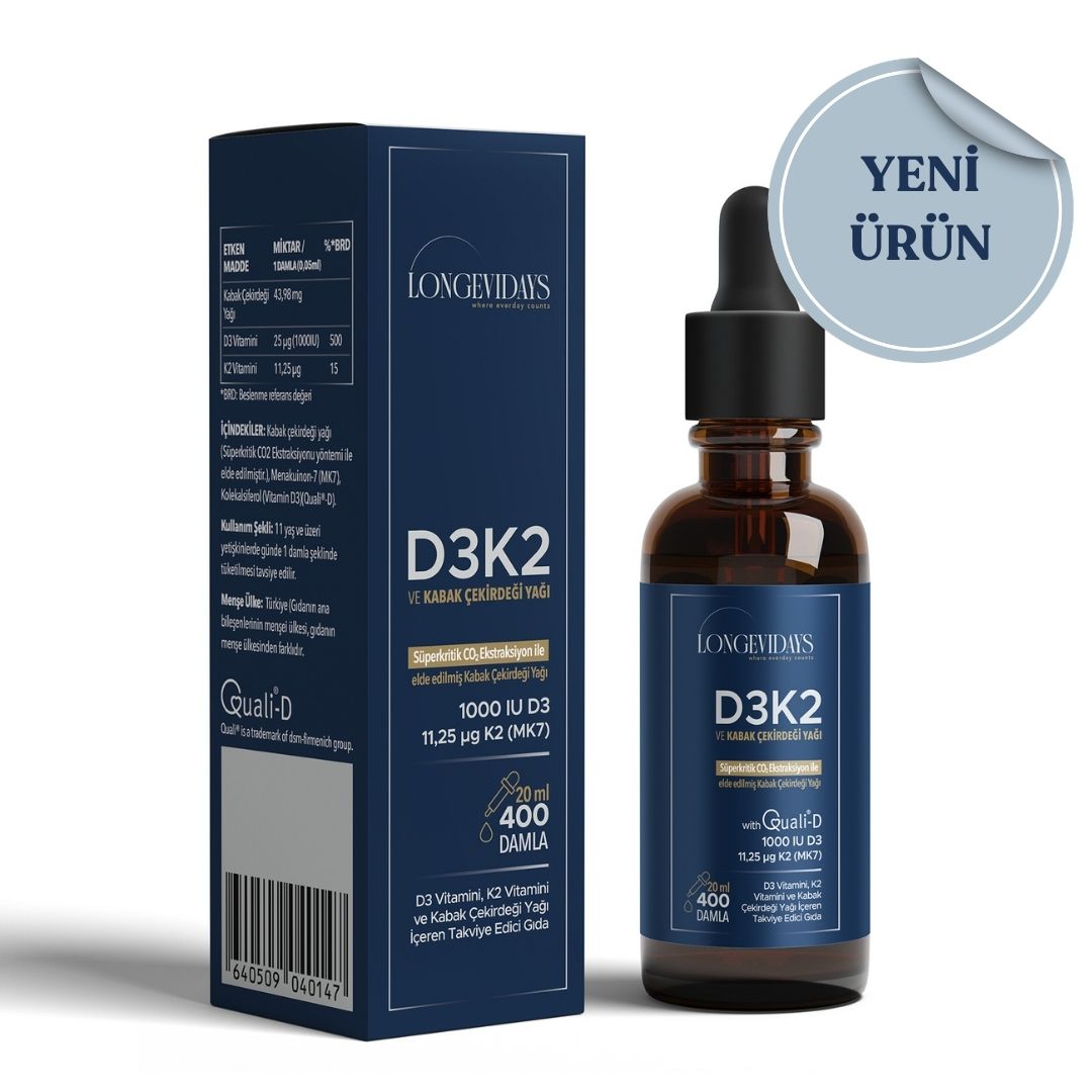 Longevidays D3K2 Drops 20ml