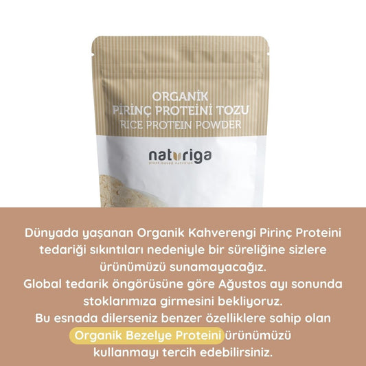 Organik Kahverengi Pirinç Proteini Tozu (250 Gr.)