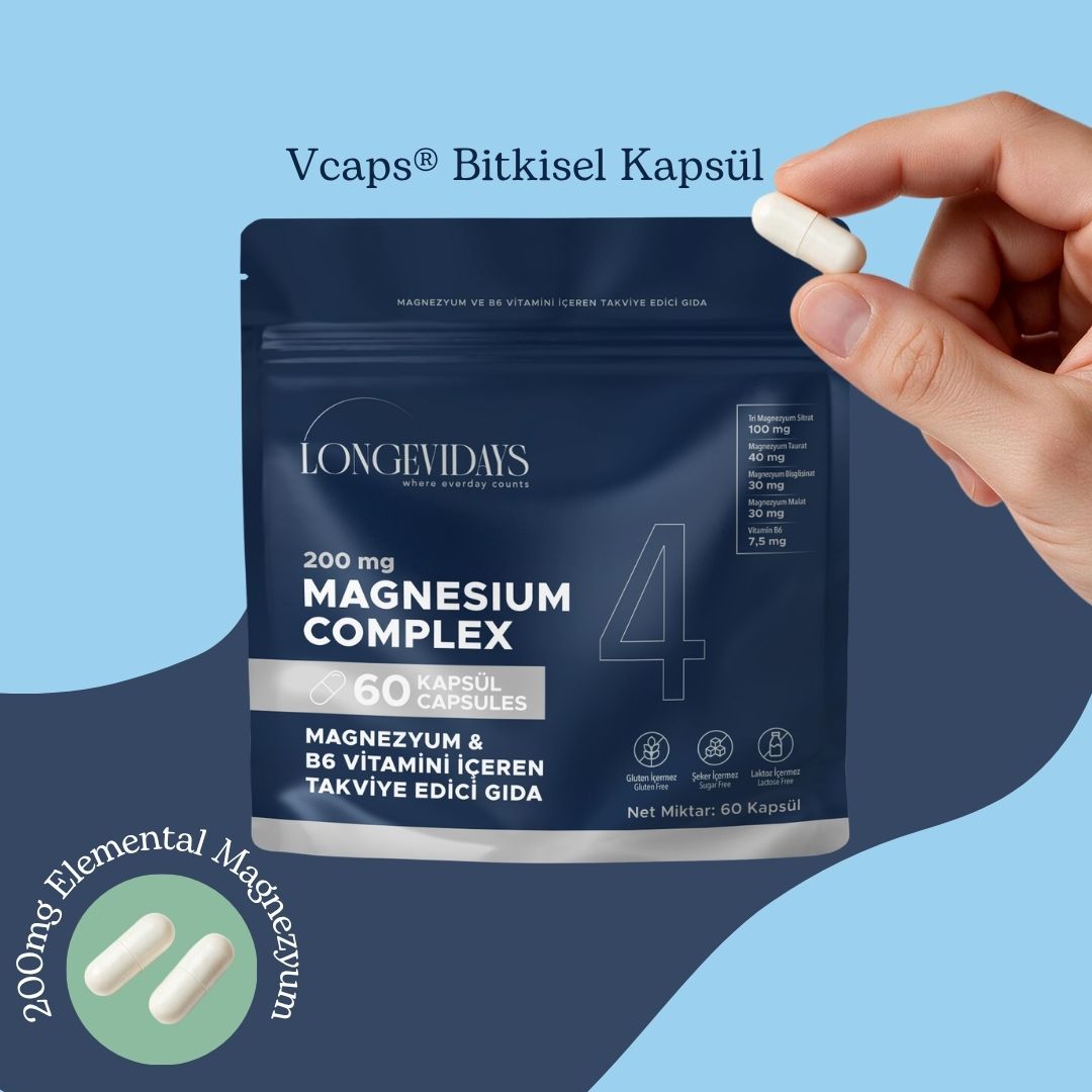Magnezyum 4 Kompleks - 60 Kapsül