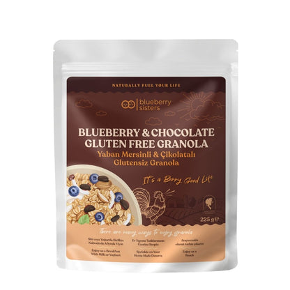 Blueberry Sisters Yabanmersini & Çikolatalı Granola