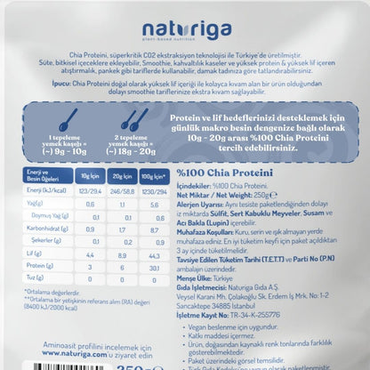 %100 Chia Proteini Tozu