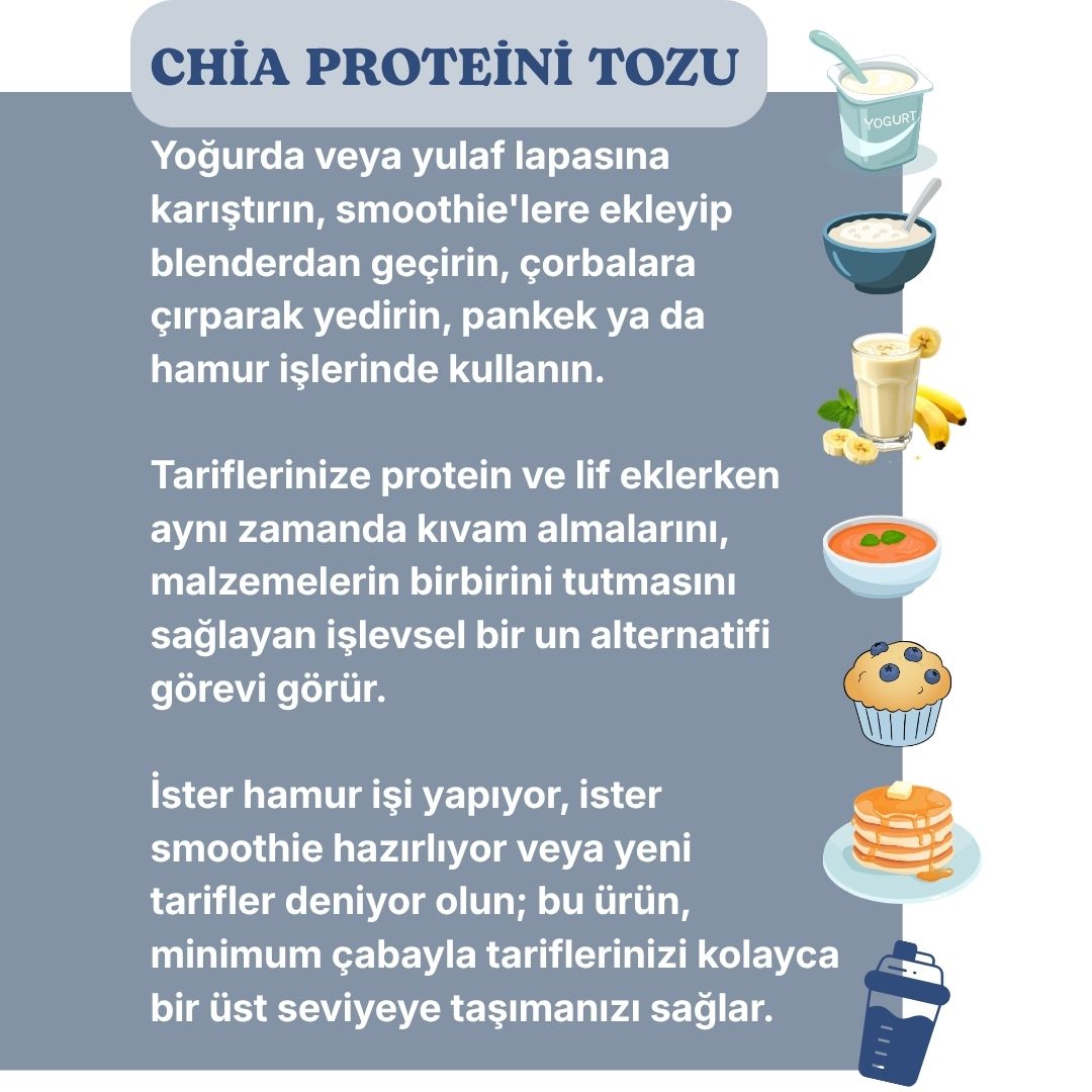 %100 Chia Proteini Tozu