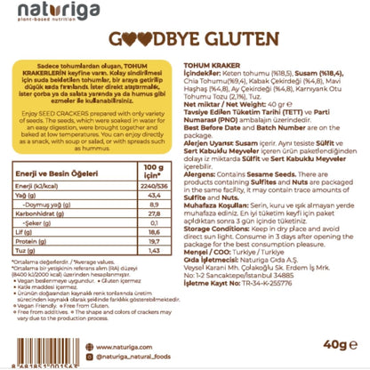 Unsuz Tohum Kraker/Sade 40gr