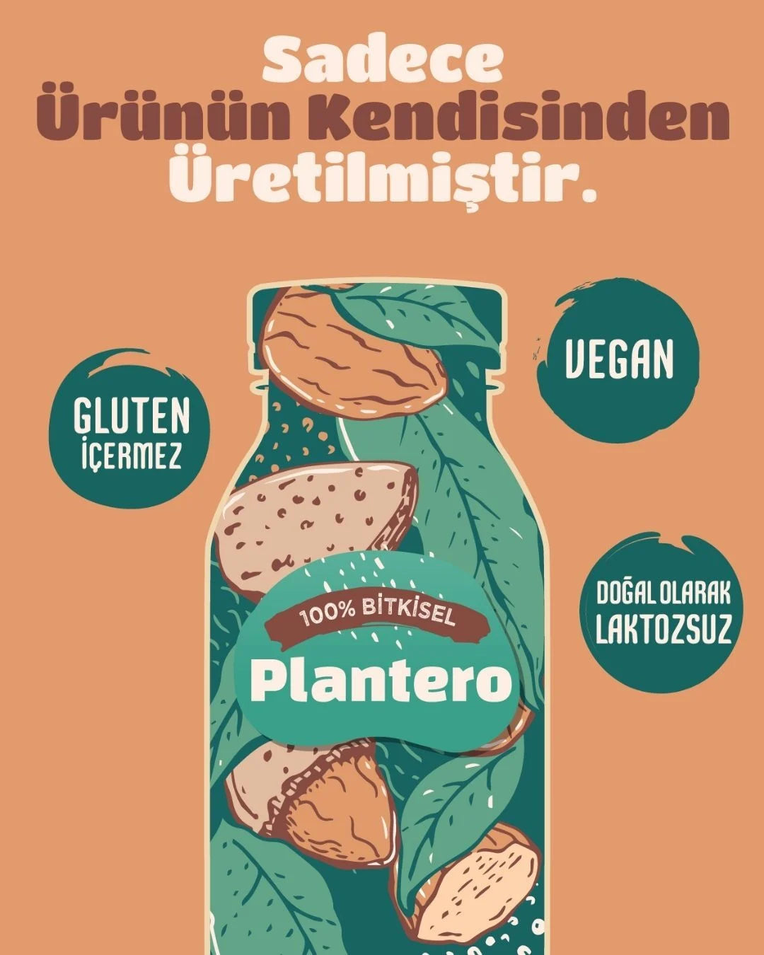 Plantero Konsantre Badem İçeceği 250 gr.