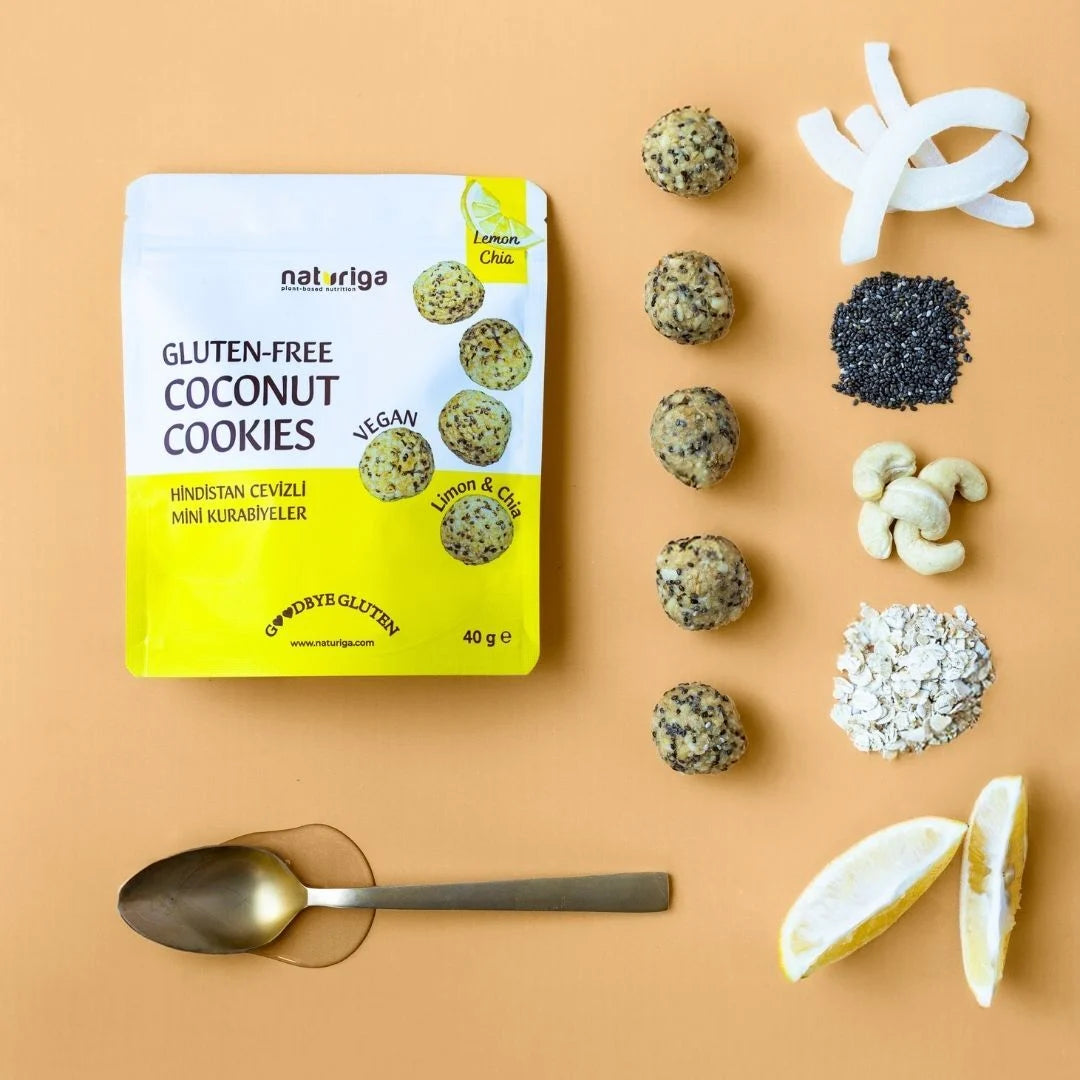 Limon & Chialı Hindistan Cevizli Kurabiye 40gr