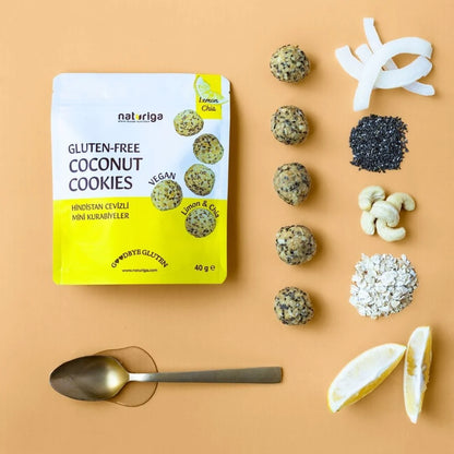 Limon & Chialı Hindistan Cevizli Kurabiye 40gr