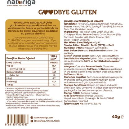 Havuçlu & Zerdeçallı Kraker