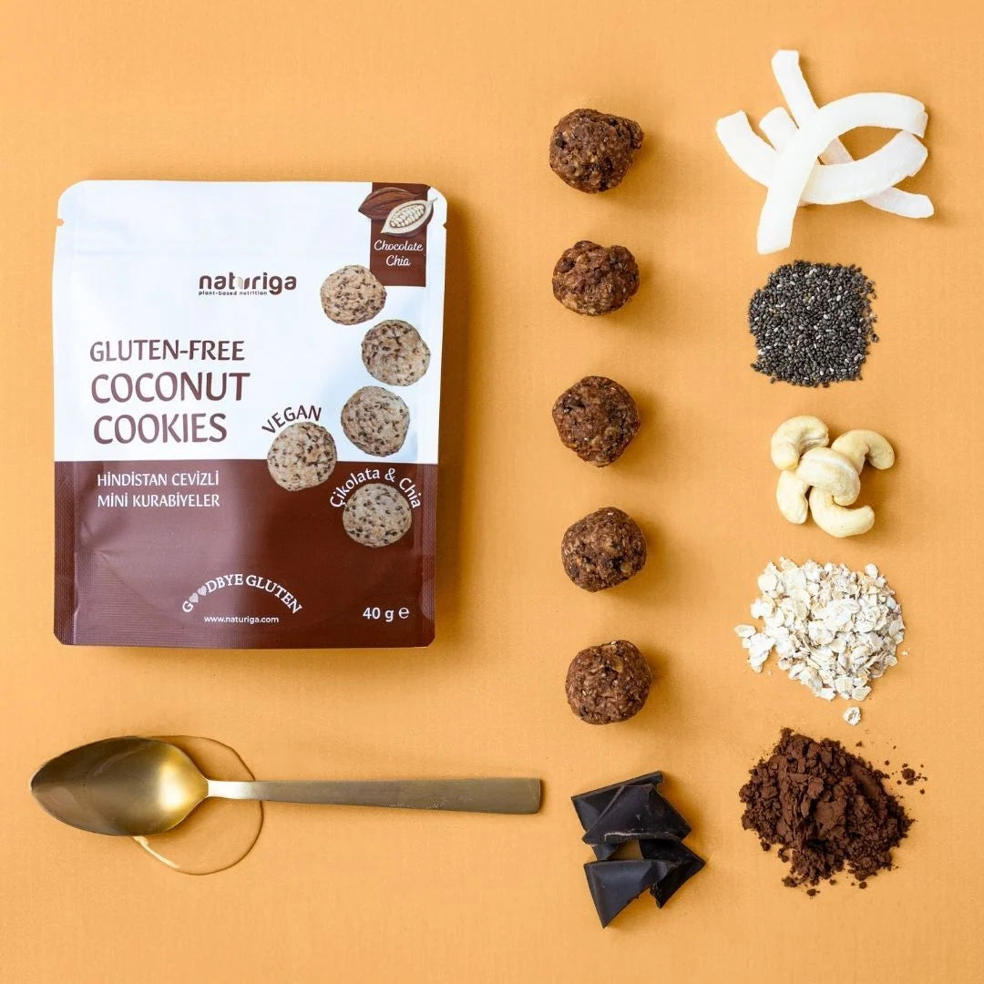 Çikolata & Chialı Hindistan Cevizli Kurabiye 40gr