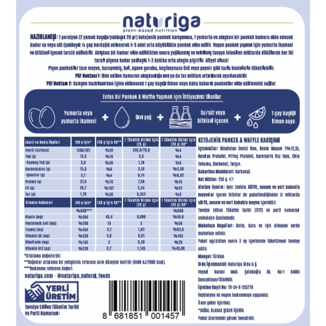 Ketojenik Pankek Karışımı