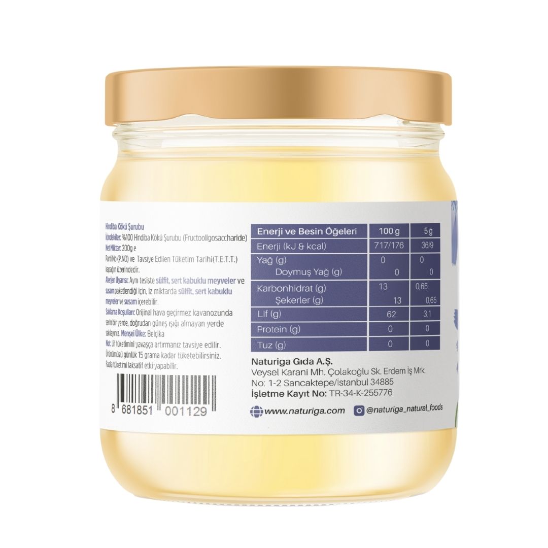 %100 Hindiba Kökü Şurubu 200gr.