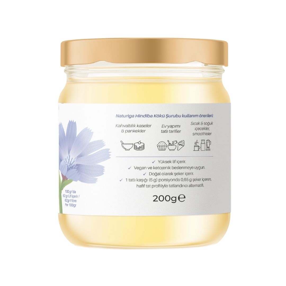 %100 Hindiba Kökü Şurubu 200gr.