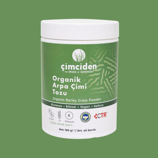 Çimciden Organik Arpa Çimi Tozu 180 gr.