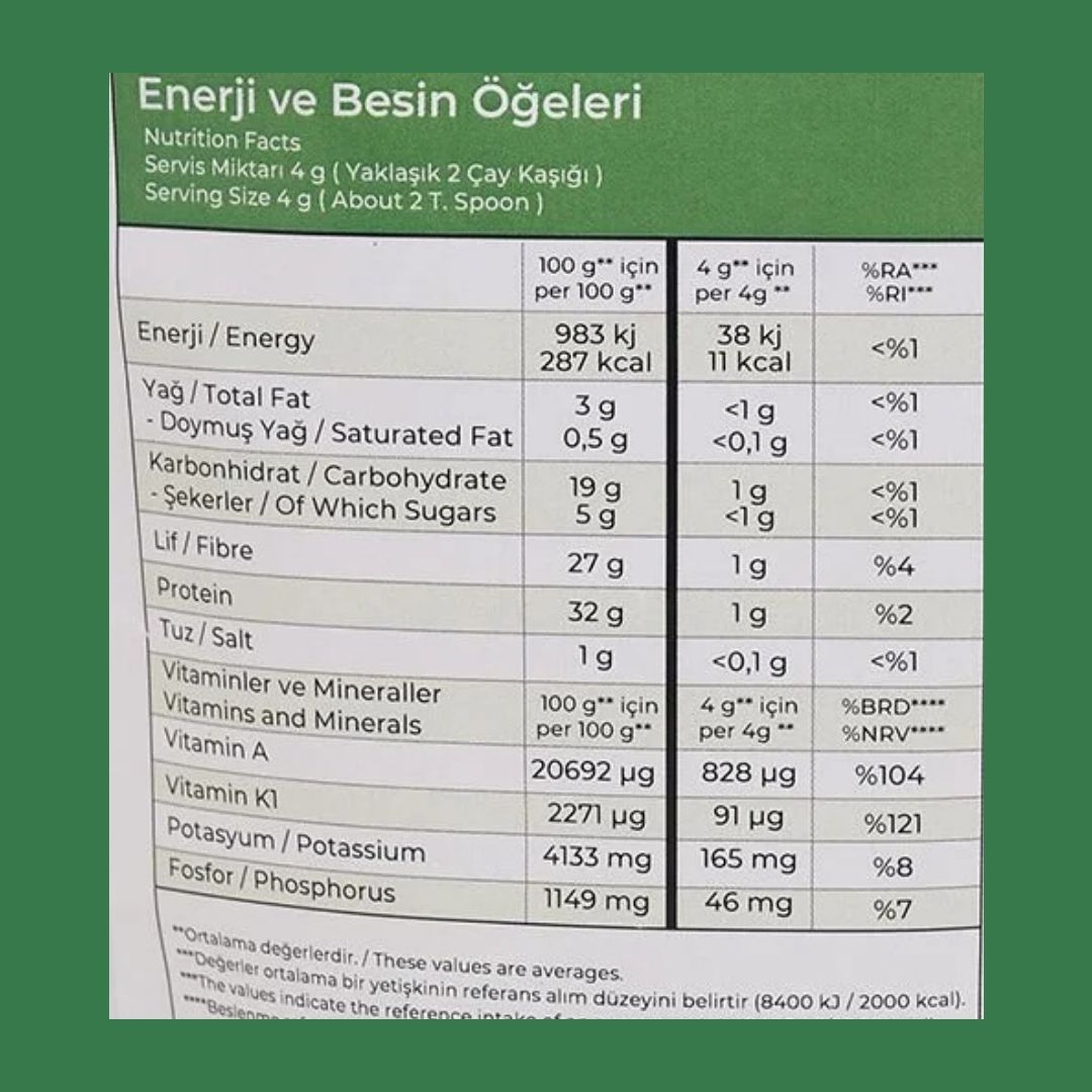 Çimciden Organik Arpa Çimi Tozu 180 gr.