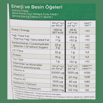 Çimciden Organik Kale Tozu 150 gr.