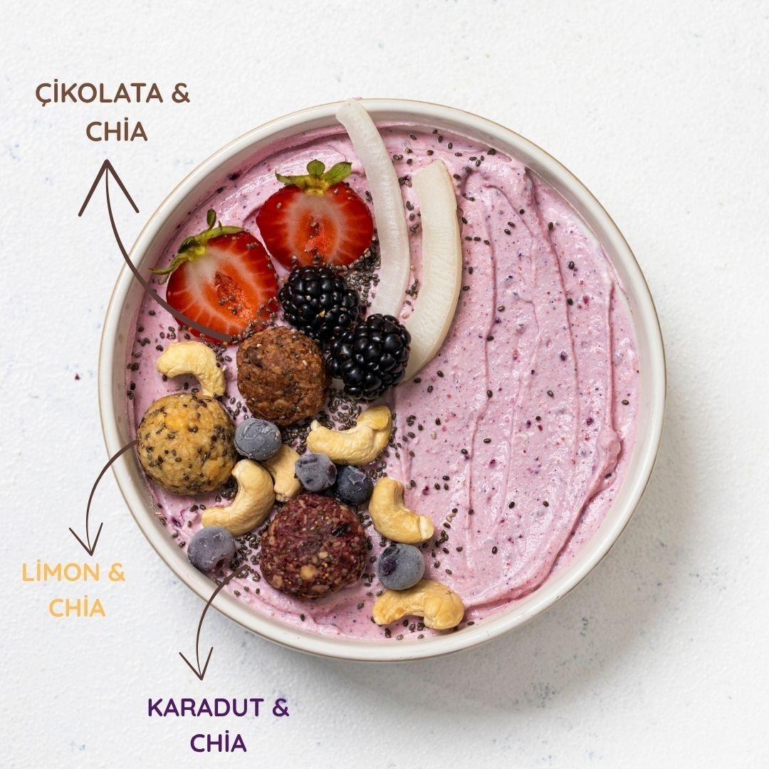 Karadut & Chialı Hindistan Cevizli Kurabiye 40gr