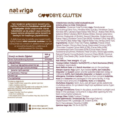 Çikolata & Chialı Hindistan Cevizli Kurabiye 40gr