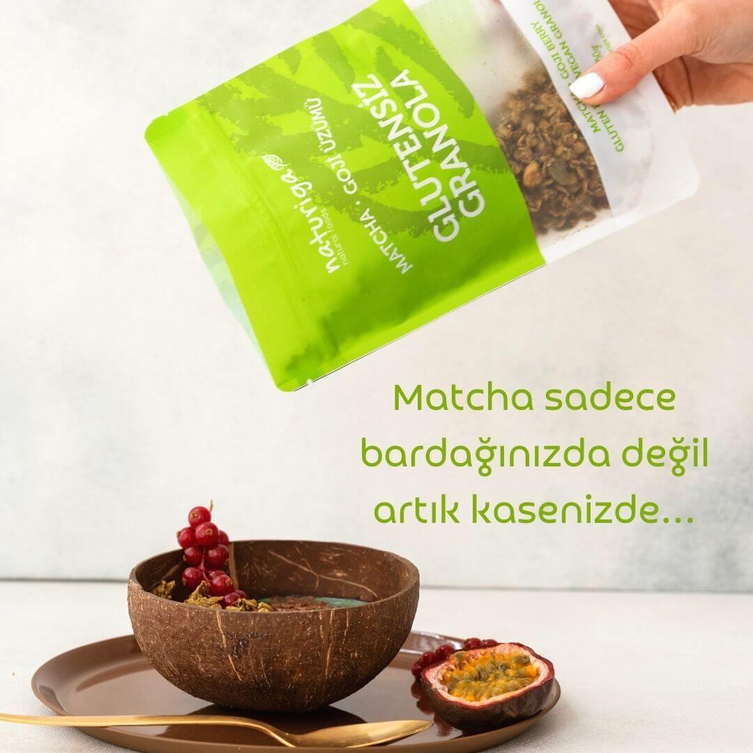 Glutensiz Matcha & Cranberry  Granola(250 gr)