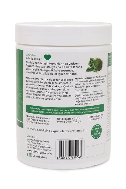 Çimciden Organik Kale Tozu 150 gr.