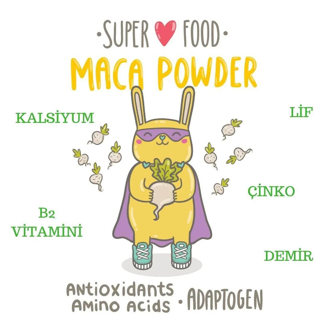 Organik Maca Kökü Tozu (100gr)