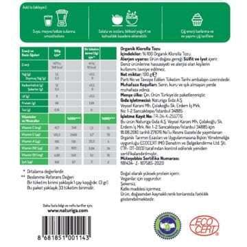 Organik Klorella Tozu (100gr)