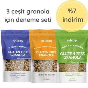 3'lü Glutensiz Granola set