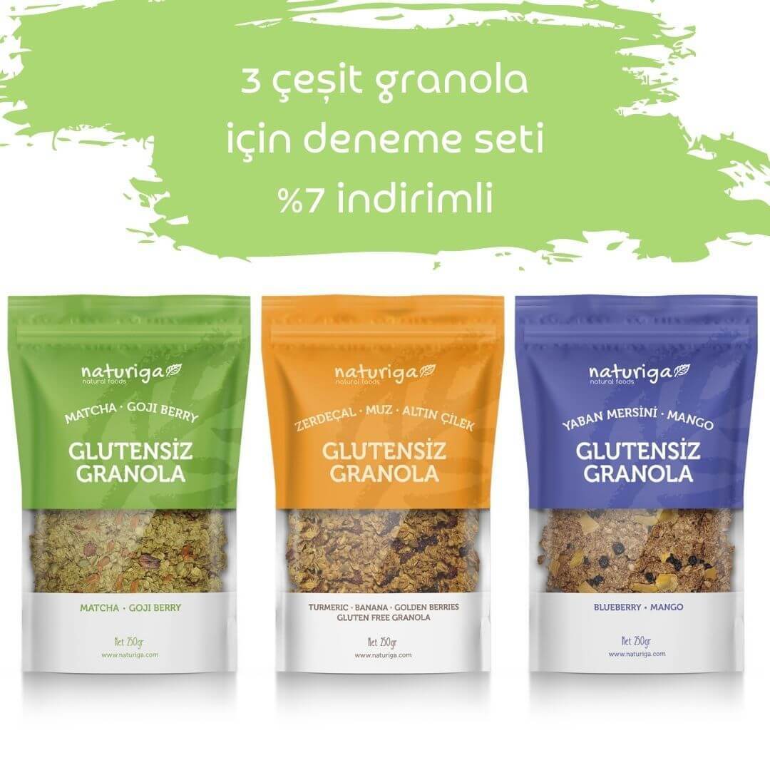 3'lü Glutensiz Granola set